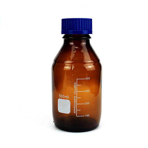 boro 3.3 maximum bottle temperature: 450C (842F) GL45 square glass bottles